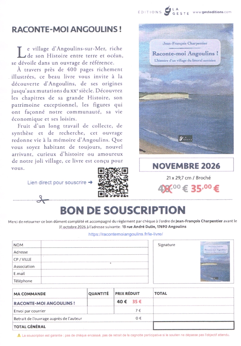 Raconte-moi Angoulins !